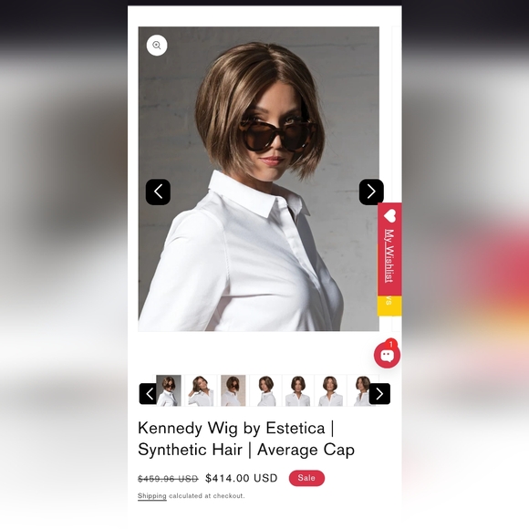 Estetica Kennedy Full Mono Wig In SILVERSUNRT8 - Picture 4 of 5